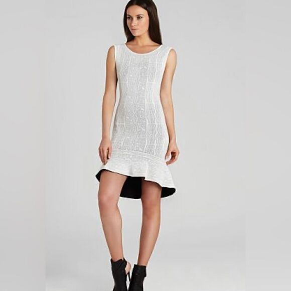 NWT BCBGMaxazria Faye Jacquard Dress - Picture 1 of 14